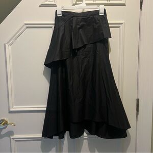 3.1 Philip Lim Asymmetric Black Skirt